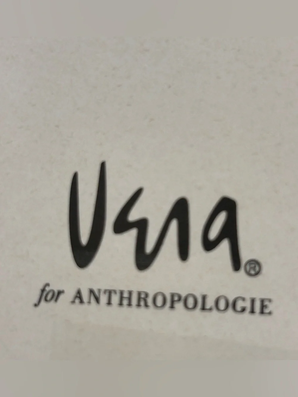 Vera for Anthropologie Plaid Bamboo Melamine Serving Platter